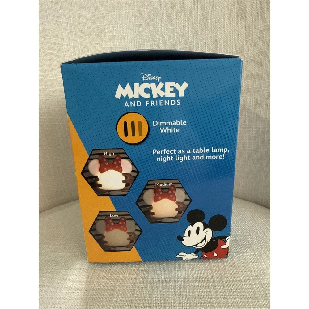 Disney Minnie‎ Mouse Squishy Light, Color Changing, Night Light for Kids, USB
